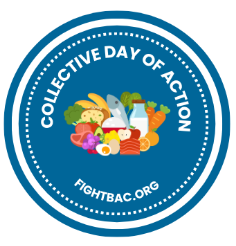 A FightBAC.org blue circular logo that says collective day of action