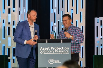 Scott receiving AP Legend Award