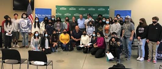 Entrepreneurship workshop with Don Miguel Gonzalez and Congressman Correa