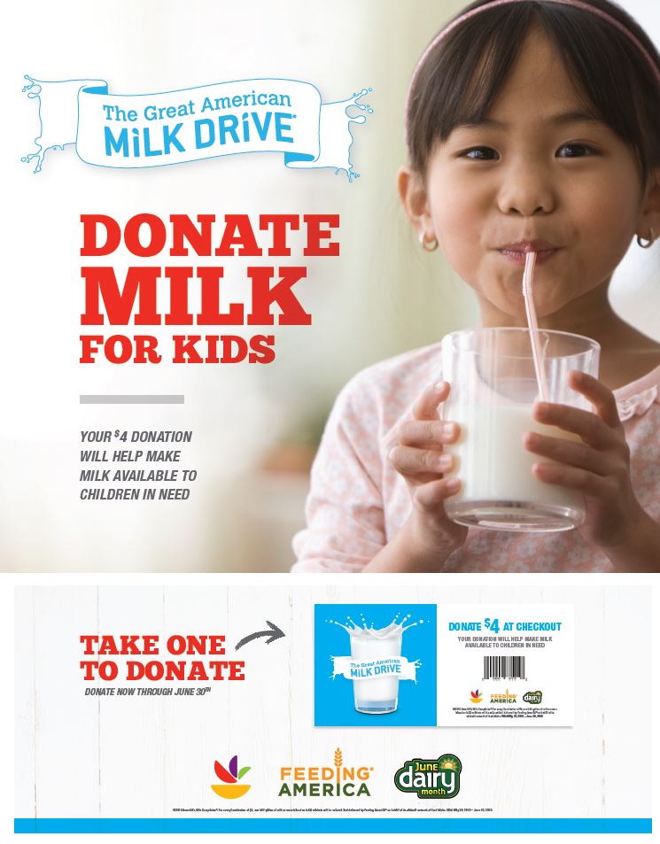 The Great American Milk Drive - The Great American Milk Drive Stanchion Sign