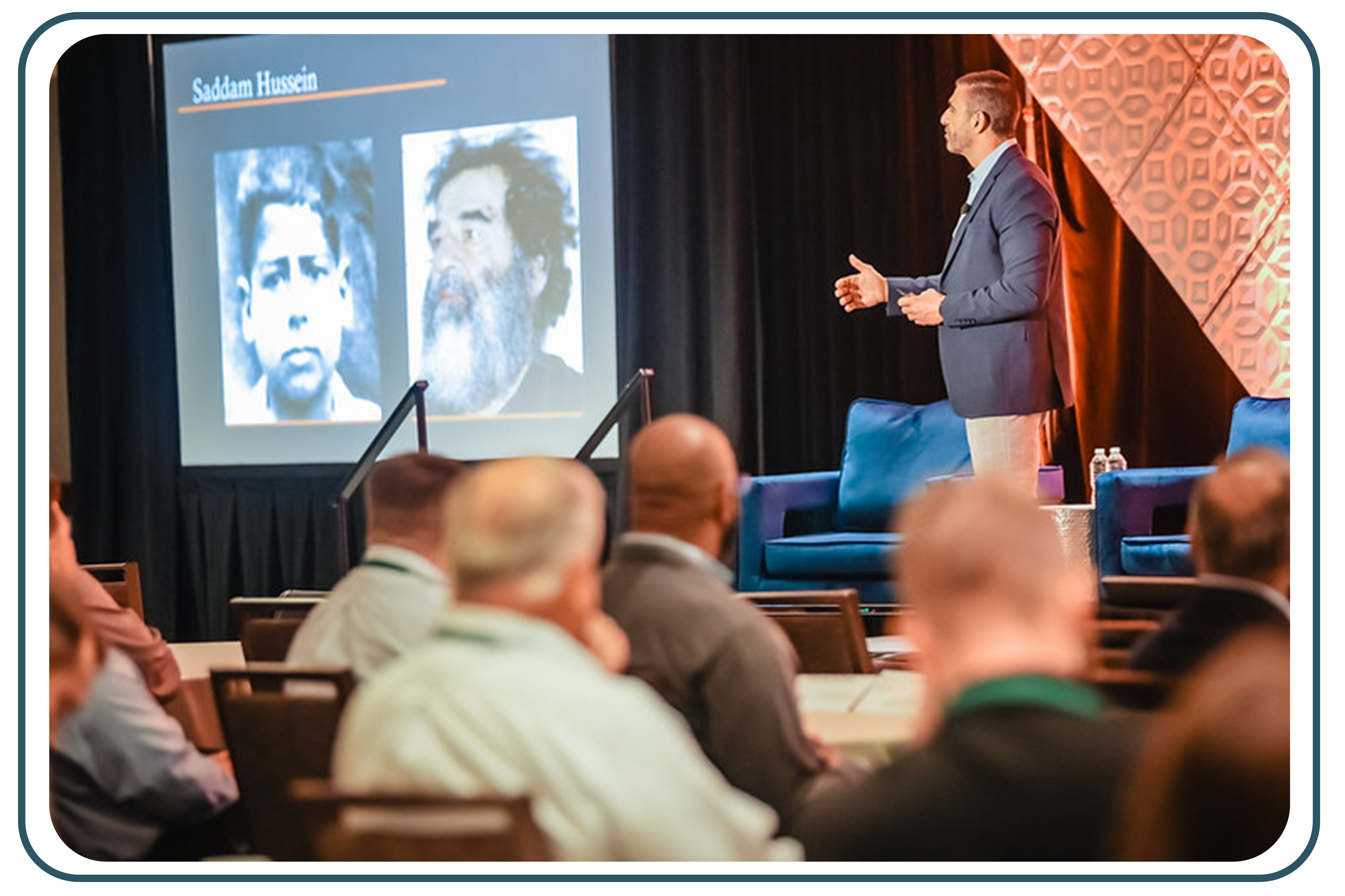 Speaker George Piro, Former FBI Agent, at 2024 APGR conference