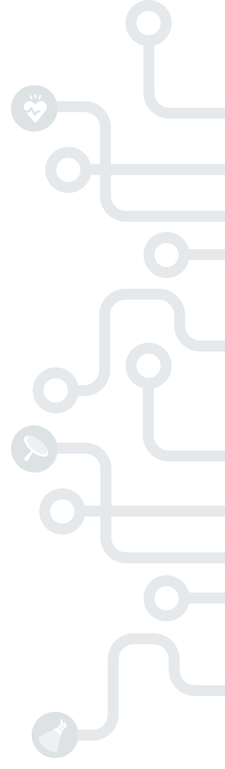 circuitry pattern design with icons