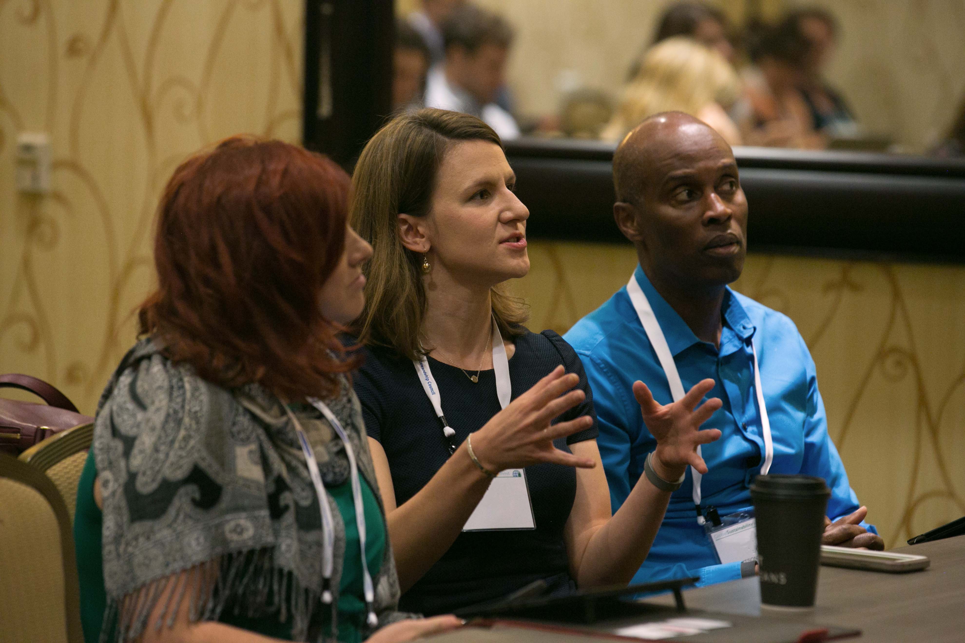 People at a conference