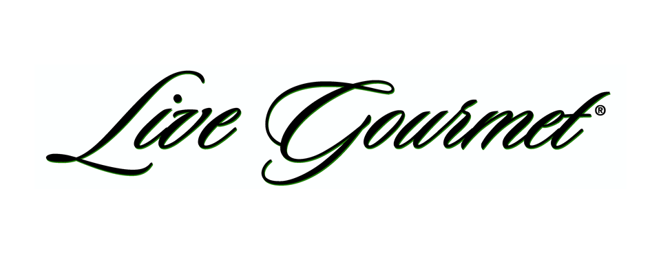 Live Gourmet logo - in 5x2 Frame