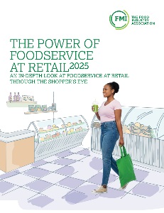 Power of Foodservice at Retail 2025 report cover