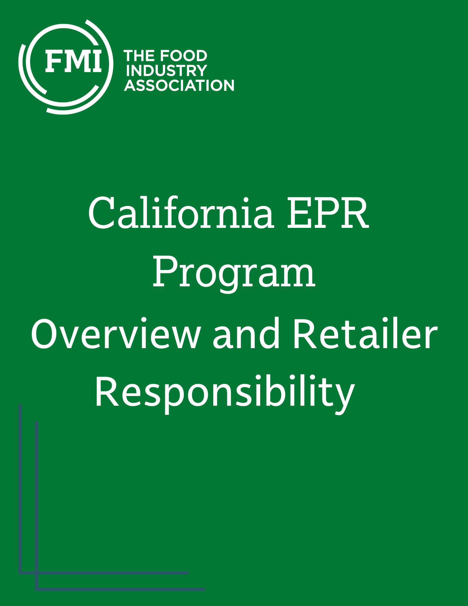 California EPR Program Overview and Retailer Responsibility Cover