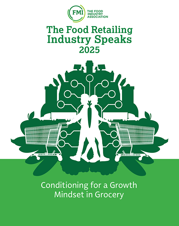 Report cover: The Food Retailing Industry Speaks.