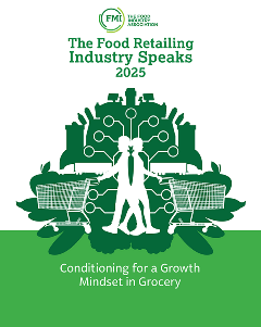 Report cover: The Food Retailing Industry Speaks.
