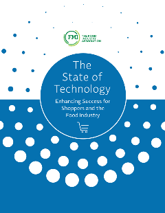 Blue and white report cover for The State of Technology 2025.